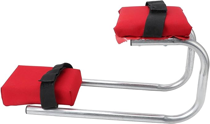 Gardening Knee Seat Labor Saving Kneeling Seat with EVA Pad Anti Numbness Leg Brace for Gardening Fishing Floor Cleaning High Load Bearing Portable Kneeling Seat for Repair Work (Red)