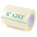 Greenhouse Repair Tape 6.3 mil Thickness Greenhouse Plastic Tape Clear UV Resistant Greenhouse Sheeting Coverings Film Tape(6inX263ft)