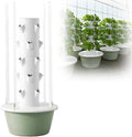 Hydroponics Growing SystemHydroponic Growing Kits &amp SystemsHydroponics Towerwith Hydrating Pump Adapter Net Pots Indoor Smart Garden7Layer-Withoutlight