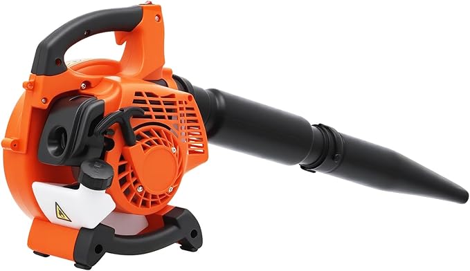 2-Stroke Handheld Gas Powered Leaf Blower 4.59ft³/H 25.4cc Powerful Lightweight Easy Start Leaf Blowers Gas Blowers for Lawn Care Yard Work
