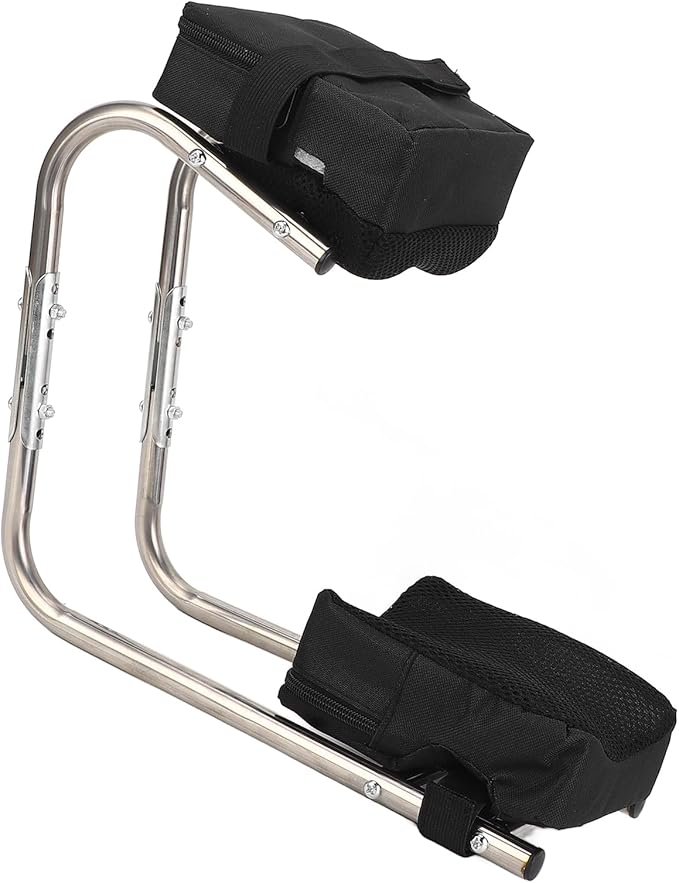 Garden Work Knee Seat Labor Saving Alloy Structure Strong Load Capacity Kneeling Device for Gardening Housework with Ergonomic Design and Portable
