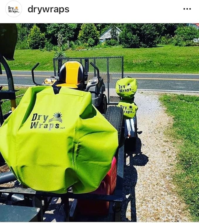 Waterproof Backpack Blower Cover (Safety Green)