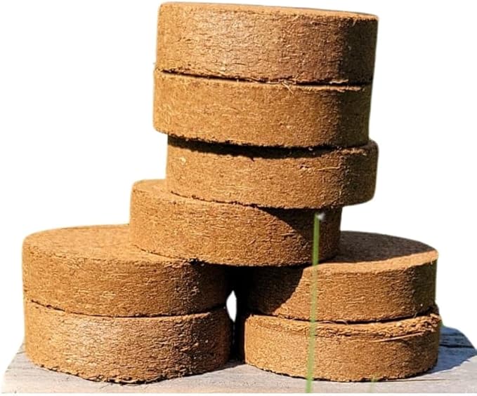 Coco Coir Seed Starter Pellets 60mm Organic Potting Soil Plugs 25 Pack