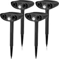 Qualirey 4 Pack Ultrasonic Animal Repellent Outdoor Solar Animal Repeller with Motion Detection Waterproof Deterrent Devices Repel Deer Cat Dog Squirrel Raccoon Skunk Rats for Yard Garden