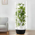 Hydroponics Growing System Kit Vertical Garden Planter Adjustable Hydroponic Garden Hydroponics Growing Tower Herbs &amp Vegetables Home Indoor Gardening System-