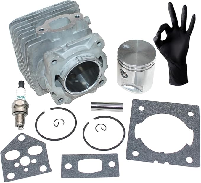 Cylinder Piston Kit for Stihl BG56 BG56C SH56 SH56C BG86 BG86C BR200 SH86 SH86C SR2004241 020 12034241 020 1204