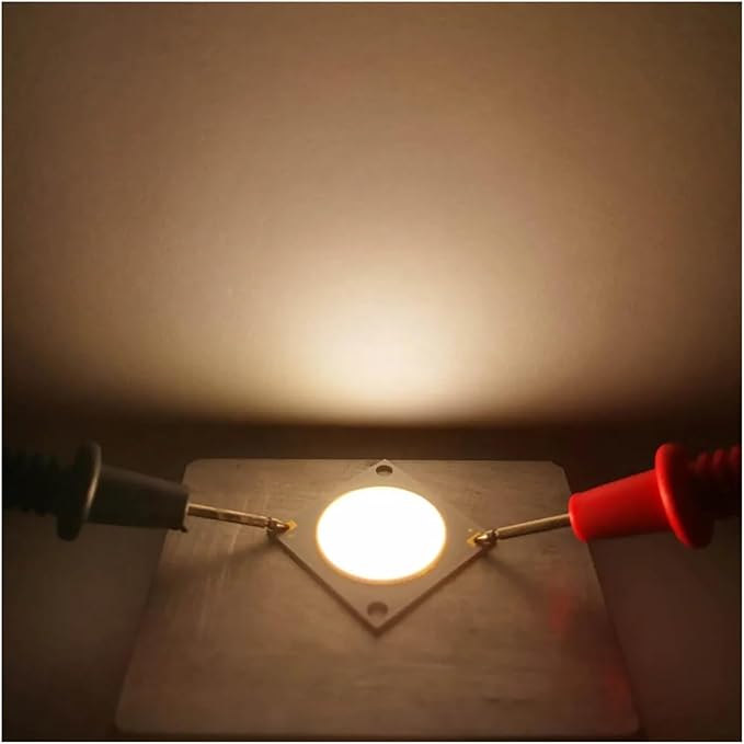 3PCS LED COB Chip Bridgelux Crystal 28 * 28mm Ra90 48W/72W/96W DC36-39V High Lumen Plant Growth Light Home Lighting for Spotlights(4000K48W)