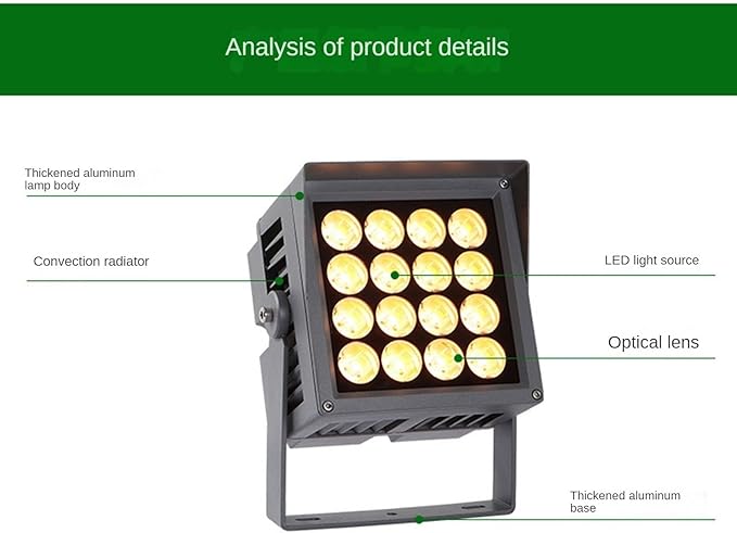 Outdoor Narrow Beam Spotlight - Long Range Rotation Spotlight IP65 Outdoor Waterproof Long-Range Beam Light Projection Light Villa Led Beam Landscape Lights(White30W(85-265V))