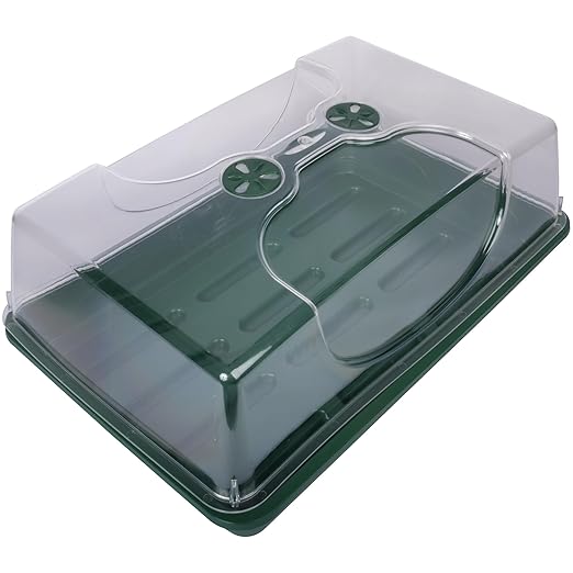 Large Humidity Dome Propagator and Germination Tray for Seed Starting and Plant Cloning