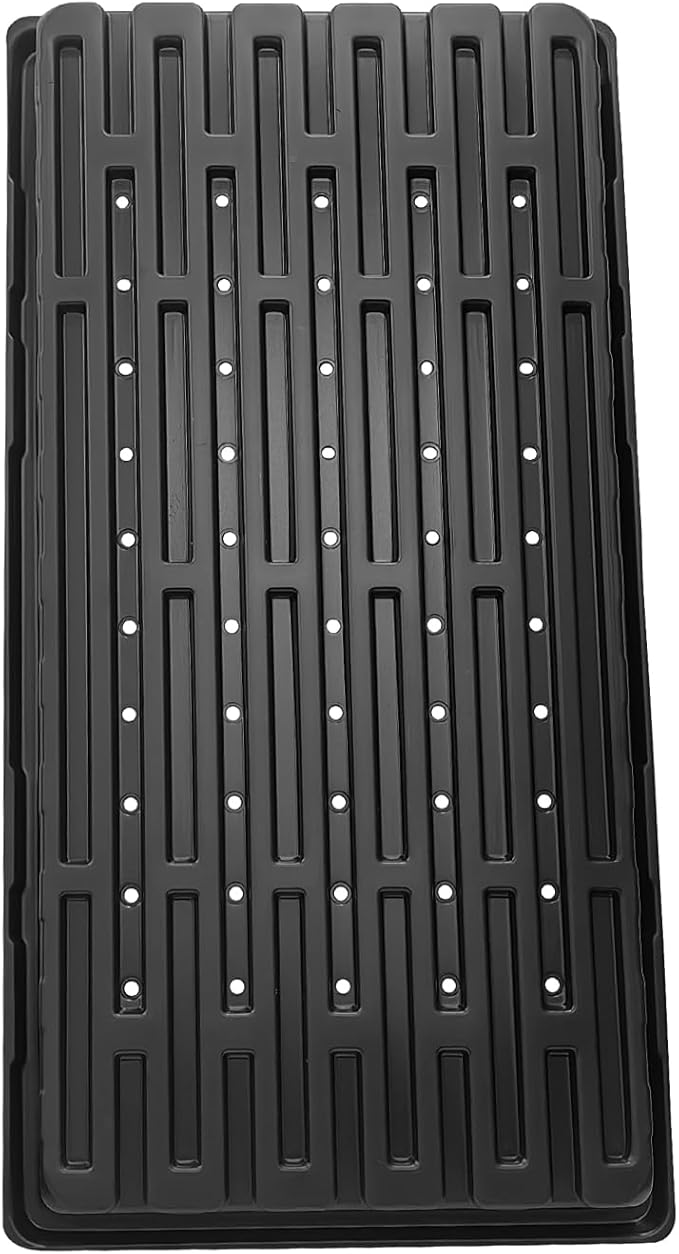 18-Pack 1020 Seedling Trays with Holes - Extra Strength Heavy Duty10 x 20 Reusable 1020 Nursery Trays for Seed Germination Plant Propagation Garden Seed Starter and Microgreens