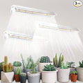 GYTF T5 Grow Lights 1.4Ft 5000K White Full Spectrum LED Plant Growing Lamp Strips for Indoor Plants Seeds Starting Succulents High PPFD with V-Shaped Reflector