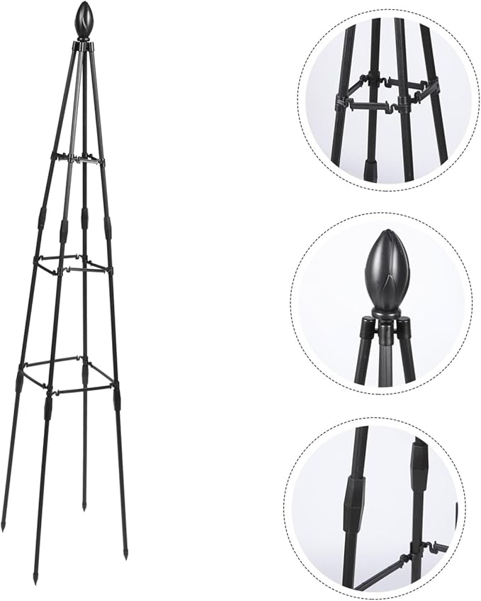 Sturdy Plant Support Stand Outdoor Garden Trellis for Climbing Plants Decorative Accessory