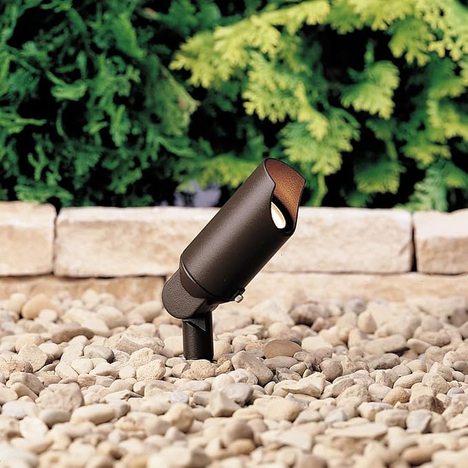 Kichler 15398AZT Accent 1-Light 12V Textured Architectural Bronze