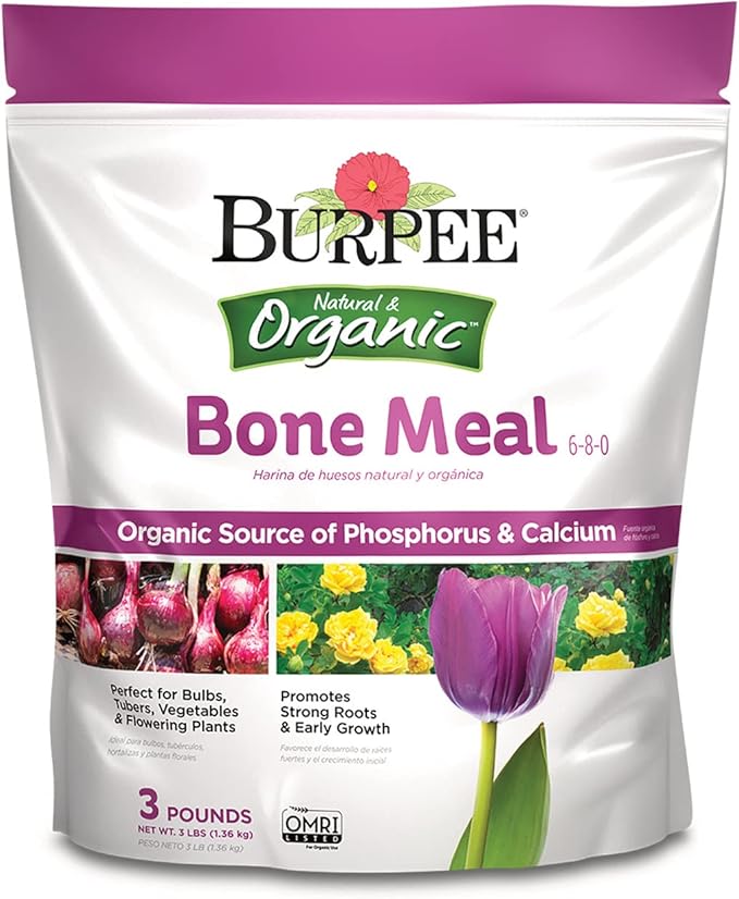 Burpee Organic Coconut Coir Concentrated Seed Starting Mix &amp Bone Meal Fertilizer | Add to Potting Soil | Strong Root Development &amp Organic Blood Meal Fertilizer | Add to Potting Soil