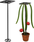 1 Pcs Dragon Fruit Trellis for Climbing Plants Adjustable Metal Plant Trellis Outdoor &amp Indoor Garden Trellis for Potted Plants Vertical Support for Dragon Fruit Cactus - Easy Assembly (1 Pack