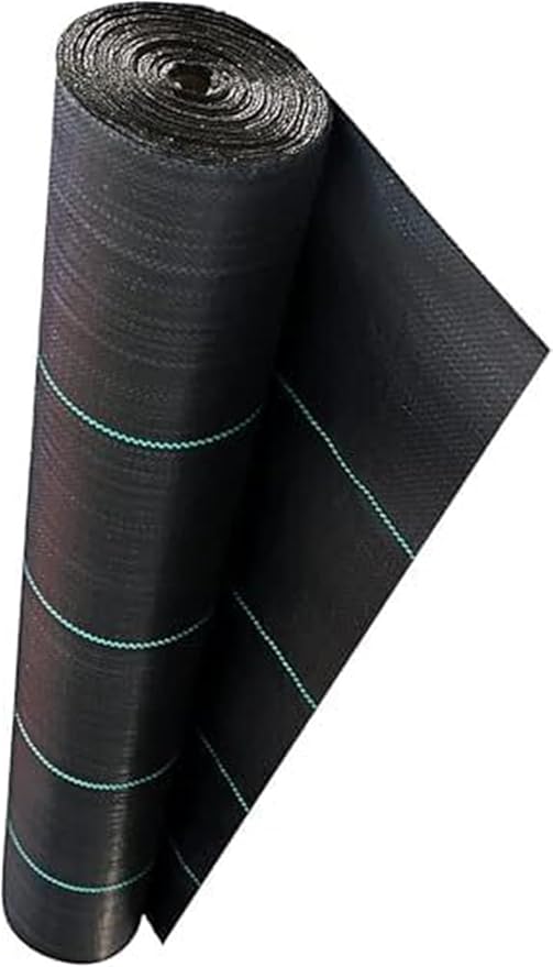 Landscape FabricGeotextile Landscape Outdoor Weed Control Membrane Landscape Ground Cover Membrane(1.2x15m(4x50ft))