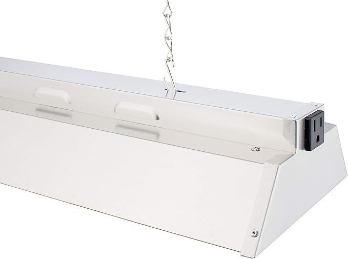 Durolux DL842N T5 4-foot 2 Fluorescent Lamps Grow Lighting System with 10000 Lumens and 6500K Full Sunlight Spectrum and Low Profile 7 Wide Reflector