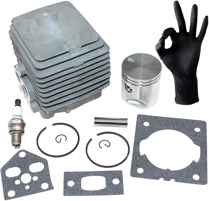 Cylinder Piston Kit for Stihl BG56 BG56C SH56 SH56C BG86 BG86C BR200 SH86 SH86C SR2004241 020 12034241 020 1204
