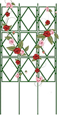 Garden Trellis Foldable Plant Climbing Frame for Indoor and Outdoor Use Decorative Plant Trellis for Patio Lawn Plant Support Trellis - Easy Assembly(W60xH180CM(2.0x5.9FT))