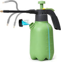 T4U 1/2 Gallon Pump Sprayer with Flexible Adjustable Nozzle PP Hand Pump Pressure Sprayer with Built-in Measuring Cup for Home Garden Plant Care and Household Cleaning Indoor &amp Outdoor Use