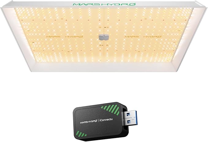 MARS HYDRO TSW2000 300W Led Grow Light Dimmable Daisy Chain Full Spectrum Lamps for 3x3/4x4ft Coverage and iConnectu Controller