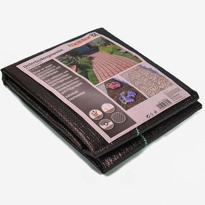 Ground Landscaping Sheet Control Cover Garden Fabric Membrane Decking Patio &amp Garden Tolls Set (2x5m One Size)