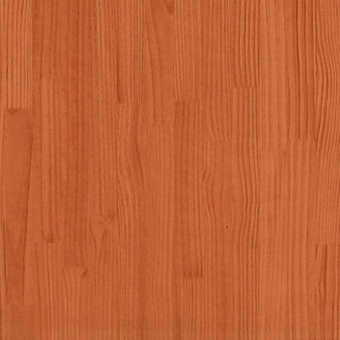 Garden Planter Wax Brown Solid Pine Wood 27.6 in Square Planters for Outdoor Plants Raised Garden Bed for Patio Balcony Deck