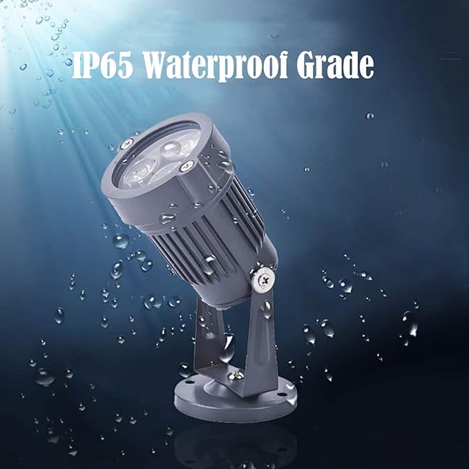 LED Landscape Lights - 3WOutdoor LED Floodlight Outdoor Landscape Lights Beam Light P67Waterproof Advertising Signs Projection Disc SpotlightLawn Garden Ground Light(Green3W(12V))