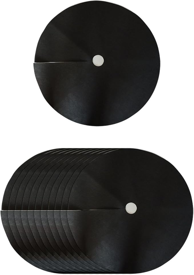 12 Pieces Tree Mulch Ring Protector Mat Non Woven Plant Disc Cover Weed Barrier Cloth Reusable Sturdy Structure Suitable for Fruit Trees Gardens Lawns Diameter 52 cm