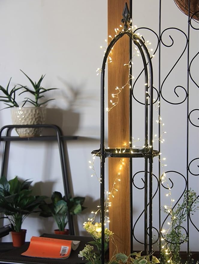 Garden Trellis for Climbing Plants Tower Obelisk Garden Trellis Plant Support Vine Supports Plant Tower for Outdoor Indoor Vines Flower(Size:33cm/12.9in Medium)