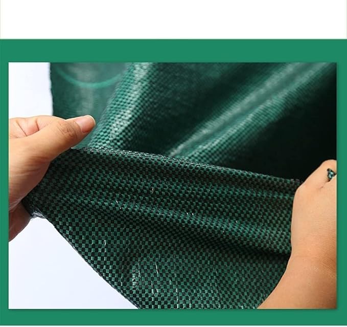Folded Ground Cover MembraneWeed Membrane Weed Barrier Fabric Weed Control Membrane Green Geotextile Fabric Ground Cover Garden Weed Barrier Landscape Fabric(3x50Ft/1x15m)