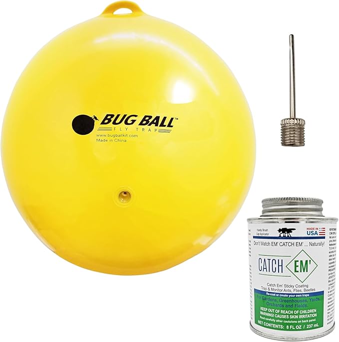 Bug Ball Gnat and Small Fly Ball Starter Kit - Biting Fly and Insect Trap Pack of 5