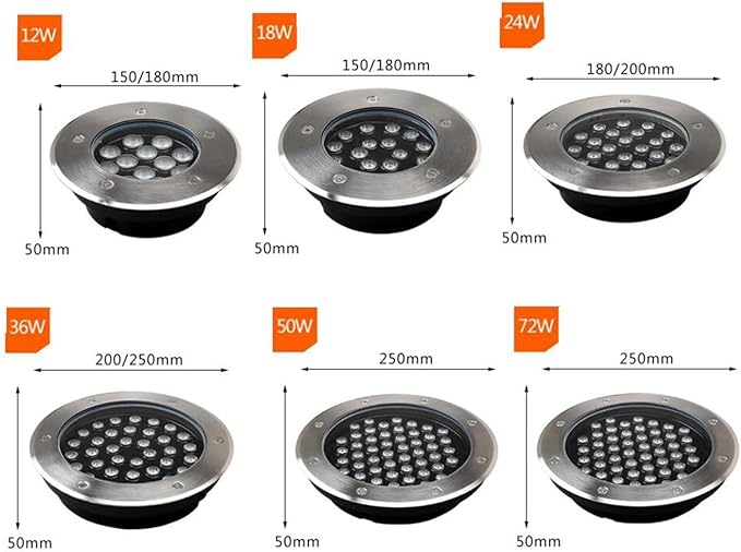 LED Light Beam Spotlights - Outdoor LED Recessed SpotlightPurple-3W(80mm*40mm)