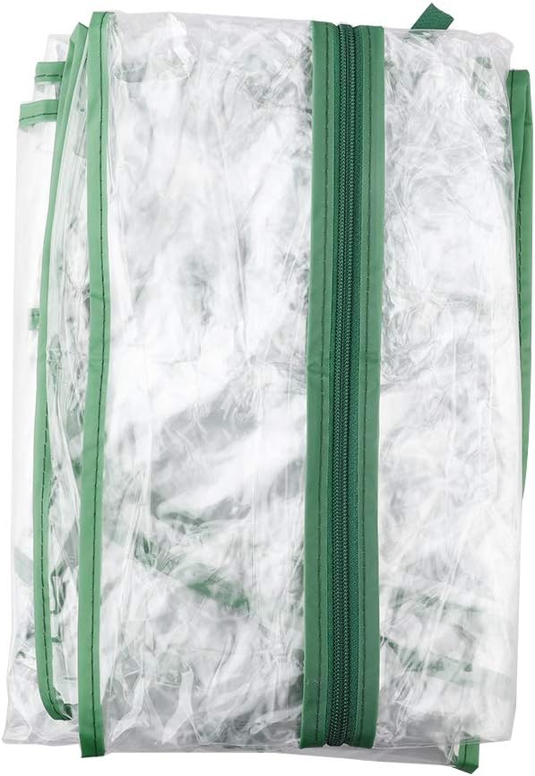 belupai 5 Tier Mini Greenhouse Cover Replacement 73 x 27 x 19 in Clear Plant Gardening Greenhouse Cover with Roll Up Zippers Outdoor Portable Transparent Hot House Cover for Gardening Plants Flowers