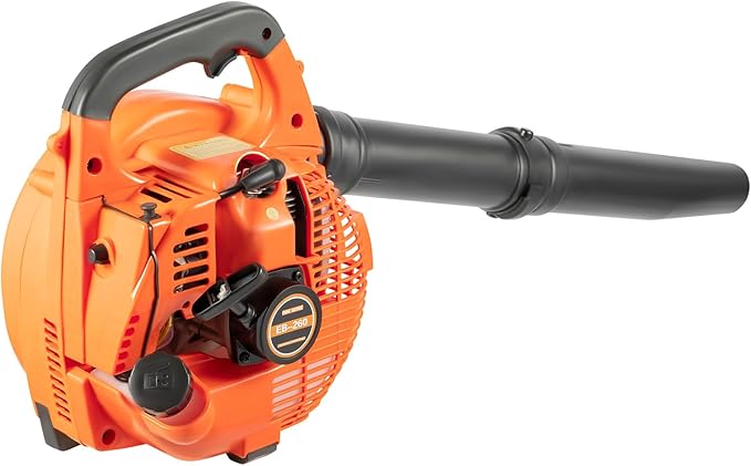 Gas Handheld Leaf Blower 2-Stroke 25.4CC Gas Powered Leaf Blower 750W Gasoline Grass Sweeper with Electronic Ignition System Suitable for Lawn Care Snow Blowing and Yard Cleaning 380 CFM 180 MPH