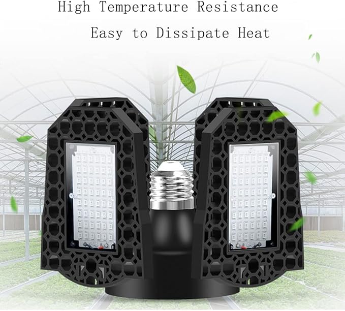 TopHomer 120W Grow Light Full Spectrum LED Plant Light Indoor Plants with 90 Degree Adjustable Light Panel for Greenhouse Vegetable Growing Easy to Install (180 LEDs)