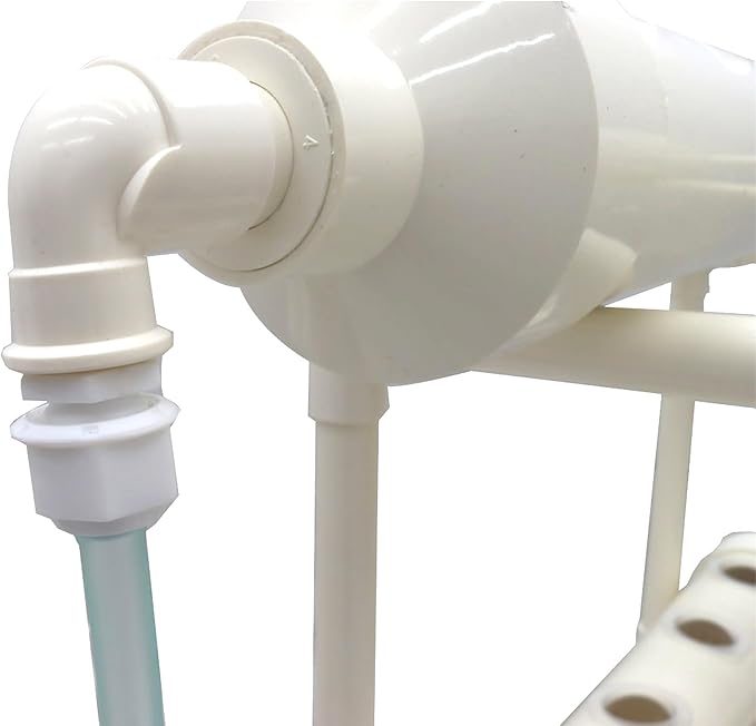 Hydroponic Grow Kit 20 Plant Sites Vegetables Hydroponics Growing System Food-Grade PVC-U Pipes for Fruits Vegetables Herb White(4.3'' Dia Pipes 4 Pipes 2 Layers)