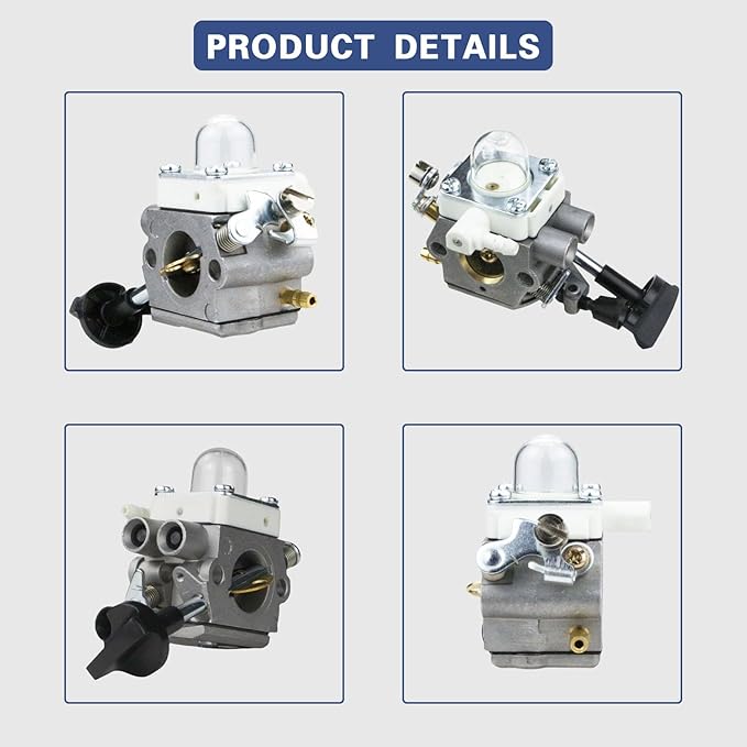 BR200 Carburetor Kit for Stihl BR200 BR 200 Backpack Blowers Carb Replace Parts 4241-120-0625 C1M-S219
