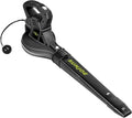 Sun Joe SBJ601E 120V 2-Speed Electric All-Purpose Blower with 100A Motor 215 MPH Air Speed and 240 CFM Airflow Includes Concentrator Nozzle