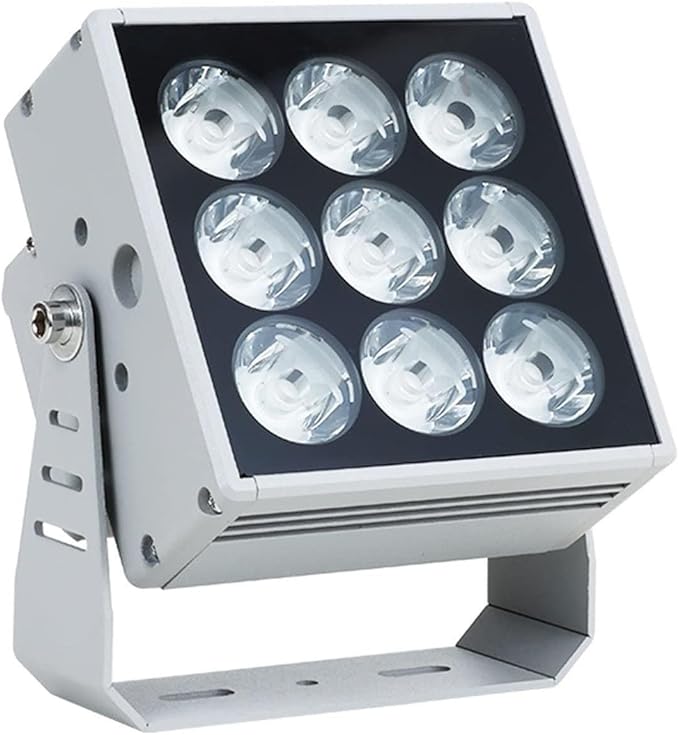 Ip67 Waterproof Outdoor Led Spotlight - 110-230v Long Distance Beam Light for Villa Courtyard Lawn and Landscape - Blue Wall Washer Lights White Light 27W