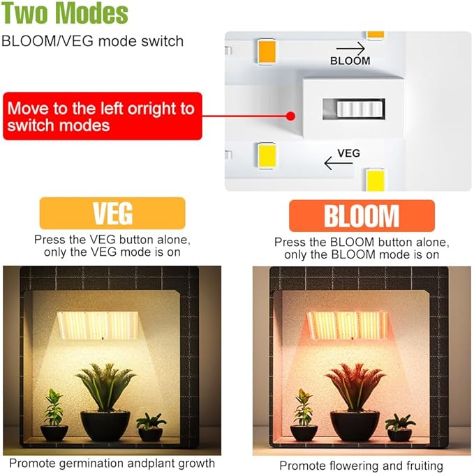 2Pack 800W LED Plant Lamps 100-277V Greenhouse Tent Hydroponic Sunlight Grow Fill Light UV/IR Full Spectrum Indoor Seedings Cultivation Lights 110V Sunlike Sapling Vege Fruit Flower Moss Succulent