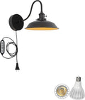 Hook Mounted Plant Light Full Spectrum 6000K 25W White Light Timing Plug in Cord Industrial Style Goose Neck Wall Lamp for Flowers Growing Indoor Plants