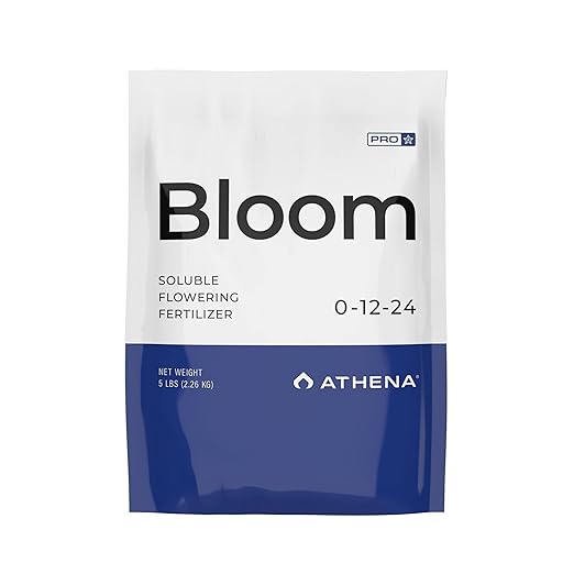 Athena Pro Complete Hydroponic Nutrients Kit | 3-Part NPK Fertilizer | Pro Grow Bloom &amp Core | Dry Soluble Plant Food for Veg &amp Flowering | Commercial-Grade | 10 LB