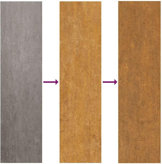 SKM Garden Raised Bed Rusty Before Aging Corten SteelBrown (Weight 31.7KG)