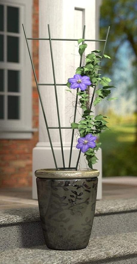 Panacea Products 36-Inch Fan Pot Trellis Green