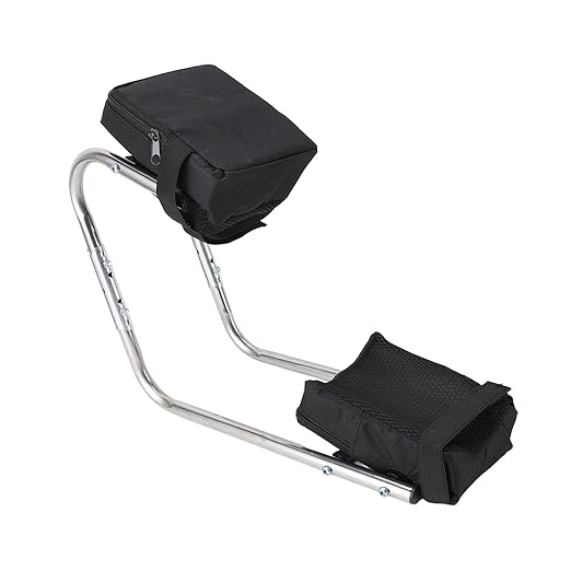 Pssopp Knee Support Tool Ergonomic Stainless Steel Gardening Sit Kneeling Seat Reduce Knee Pressure Ideal for Farmers and Gardeners