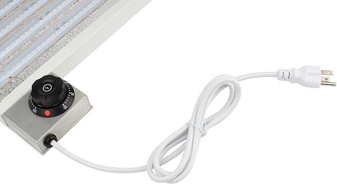 The LED Panel with UV 365nm Light 2X1Ft/100W &amp Build-in Timer120-277V Input Great for a Stand Along LED Grow Lights or Boost UV Input to get Strong and Fast Growing. (2X1Ft/100W)