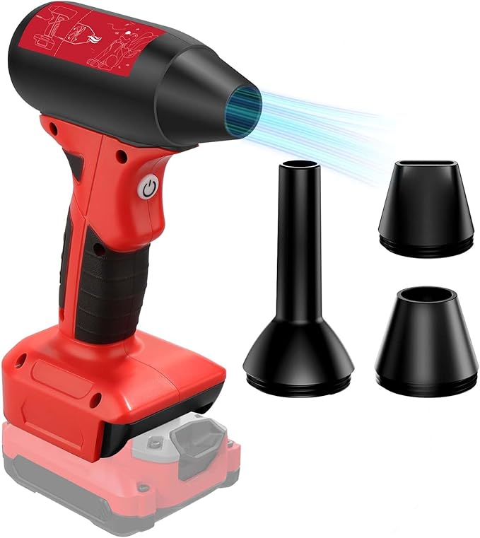 Cordless Leaf Blower 130000 RPM High Speed Jet Fan Compatible with Craftsman 20V Battery Lightweight Handheld Electric Blower for Lawn Care Yard Patio Dust &amp Debris Cleaning