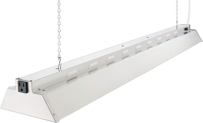 Durolux DL842N T5 4-foot 2 Fluorescent Lamps Grow Lighting System with 10000 Lumens and 6500K Full Sunlight Spectrum and Low Profile 7 Wide Reflector