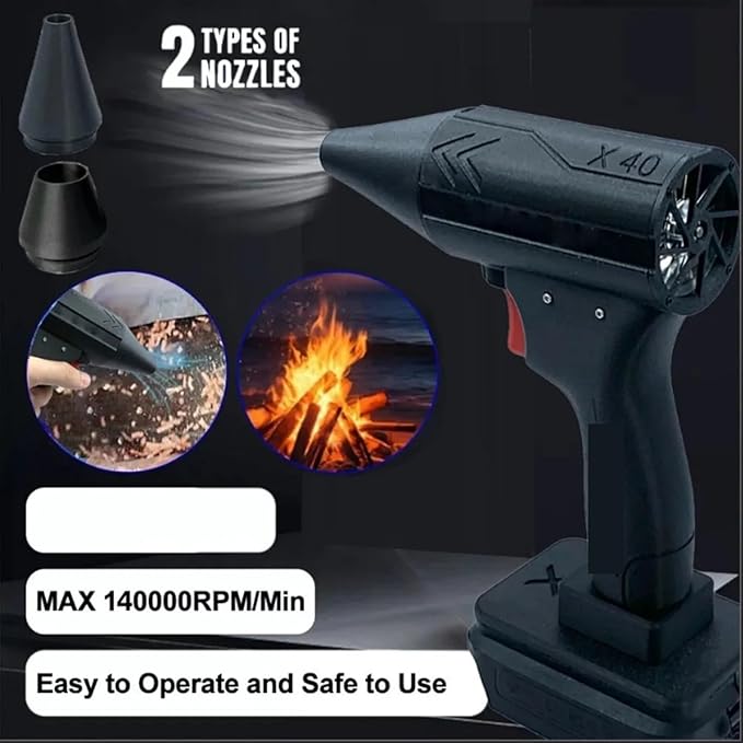 Blower Fan 140000RPM Cordless Portable Handheld Turbo Jet Fan Blowers